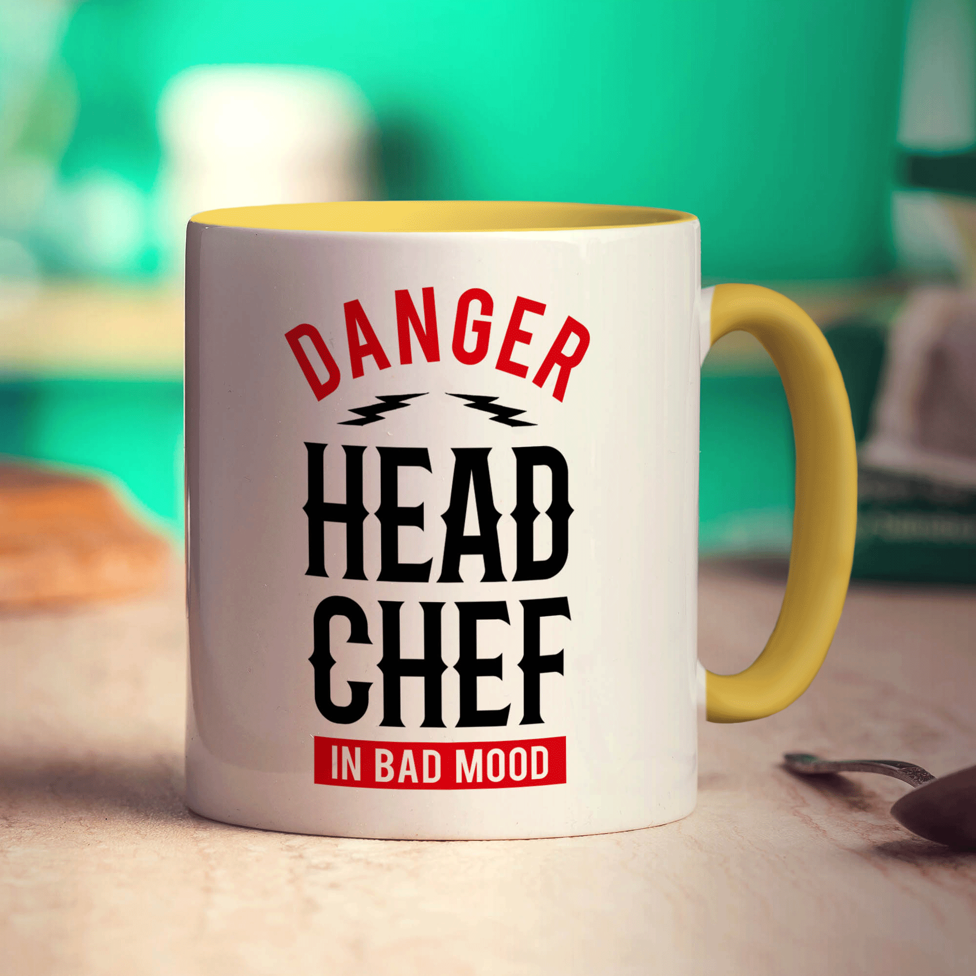 Danger Head Chef in Bad Mood Mug