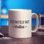 Definitely Not Vodka Mug - Standard 330ml (11oz) / White