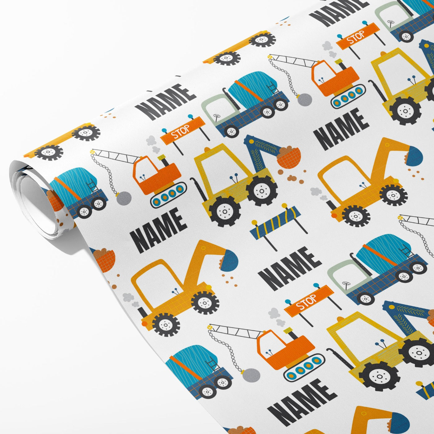 Digger Name Wrapping Paper