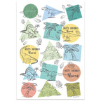 Dinosaur Birthday Card Standing Up