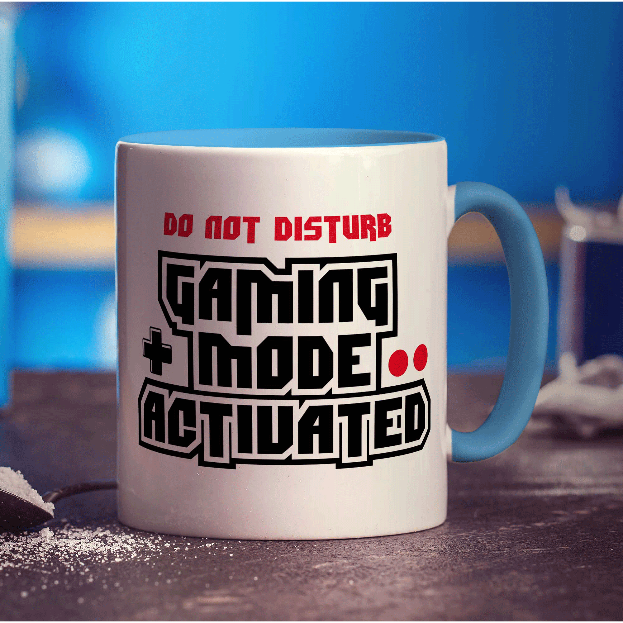 Do Not Disturb, Gaming Mode Activated Mug - Standard 330ml (11oz) / Blue