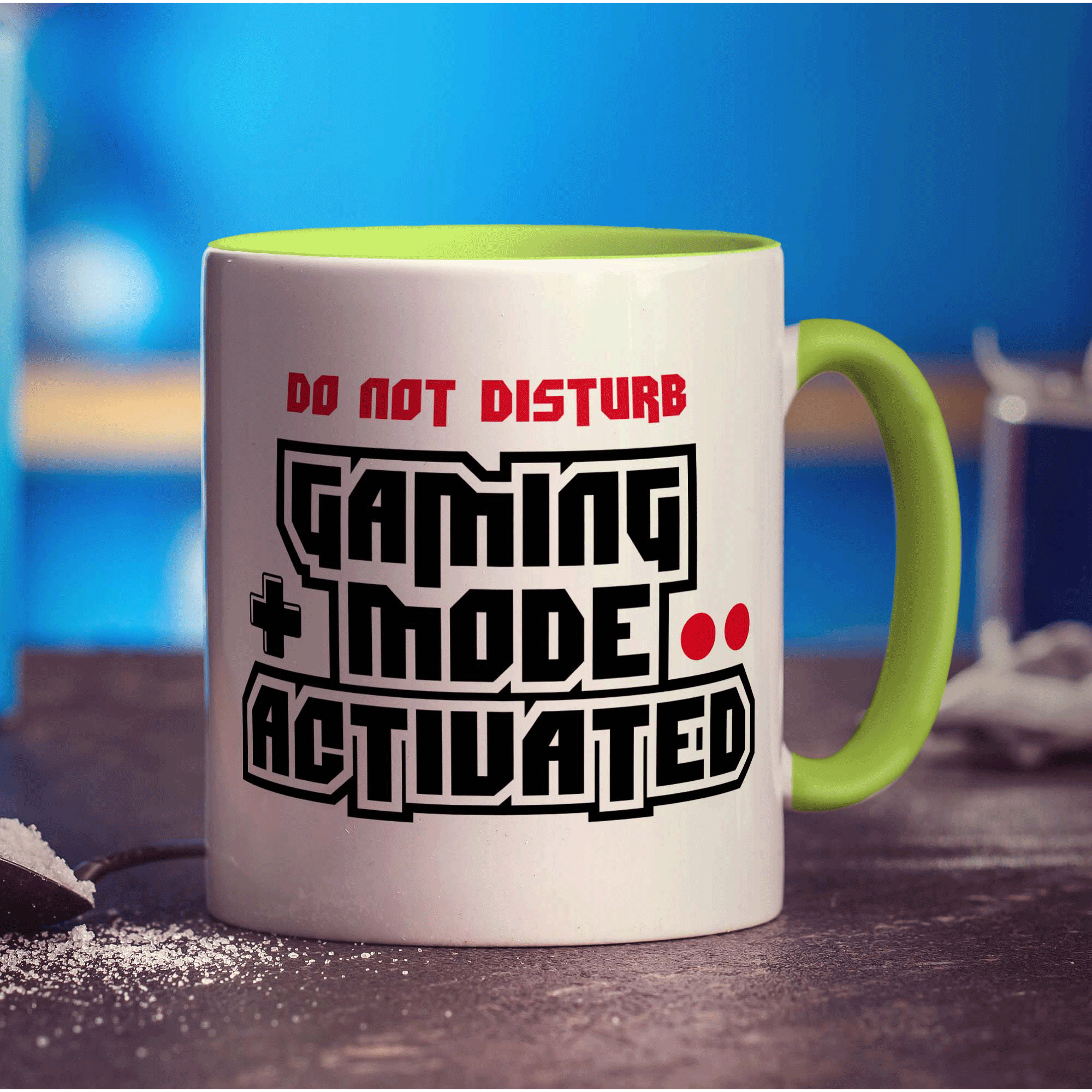 Do Not Disturb, Gaming Mode Activated Mug - Standard 330ml (11oz) / Green