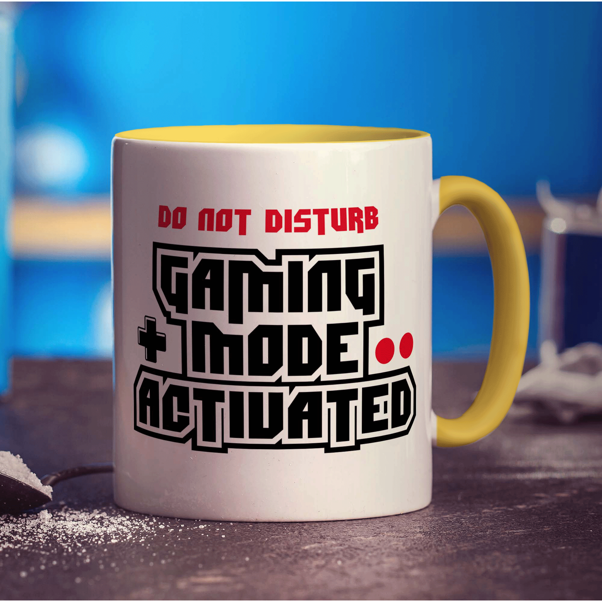 Do Not Disturb, Gaming Mode Activated Mug - Standard 330ml (11oz) / Yellow