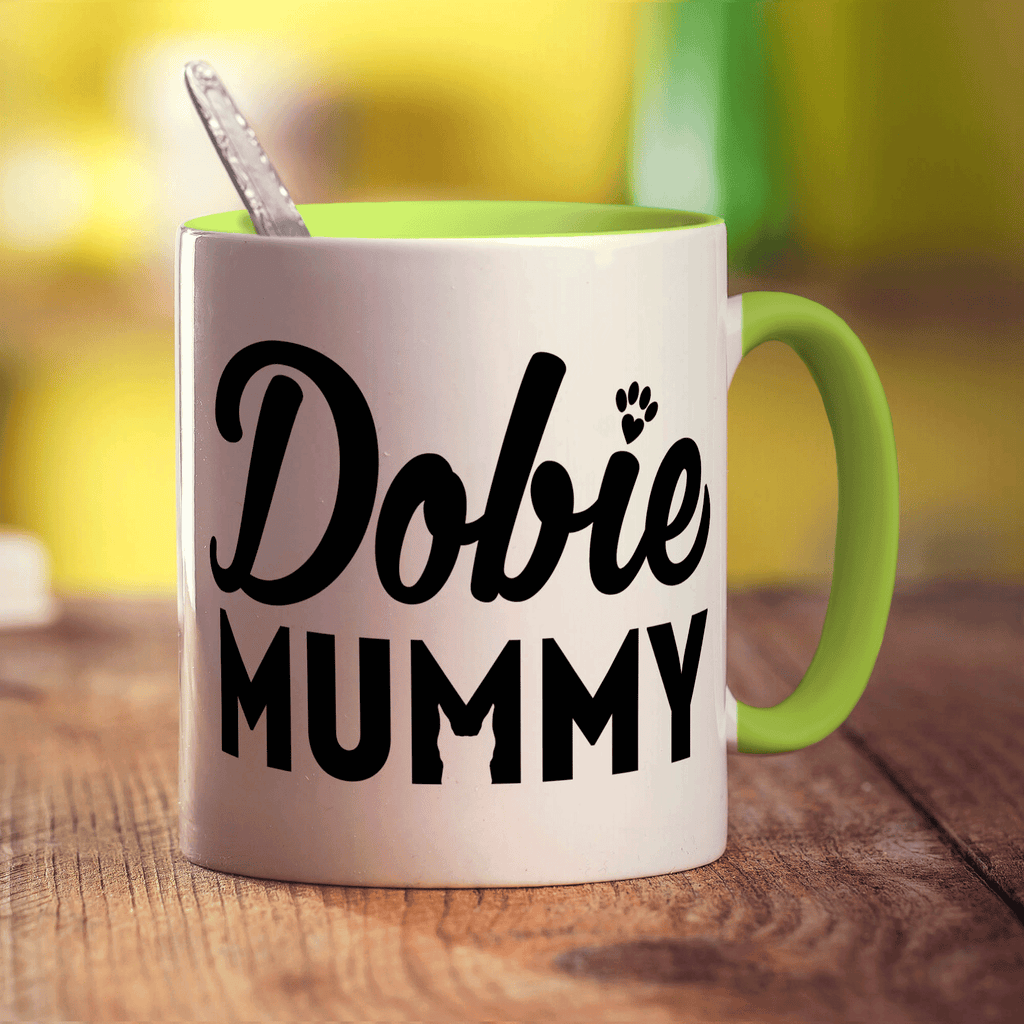 Dobie Mummy Mug - Standard 330ml (11oz) / Green