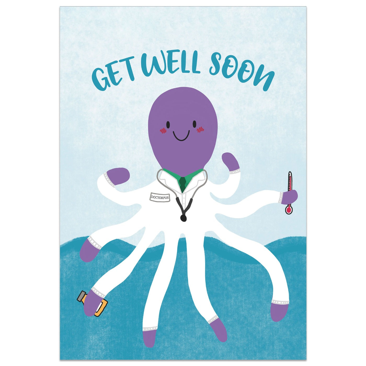 Doctorpus Get Well Soon Card