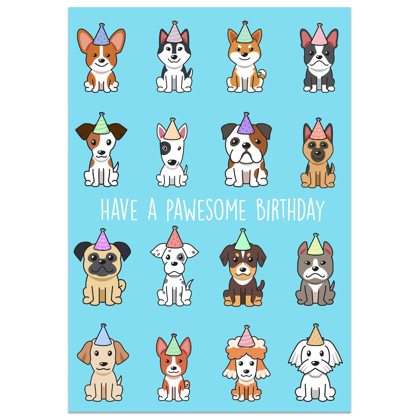 Have a Pawesome Birthday Card