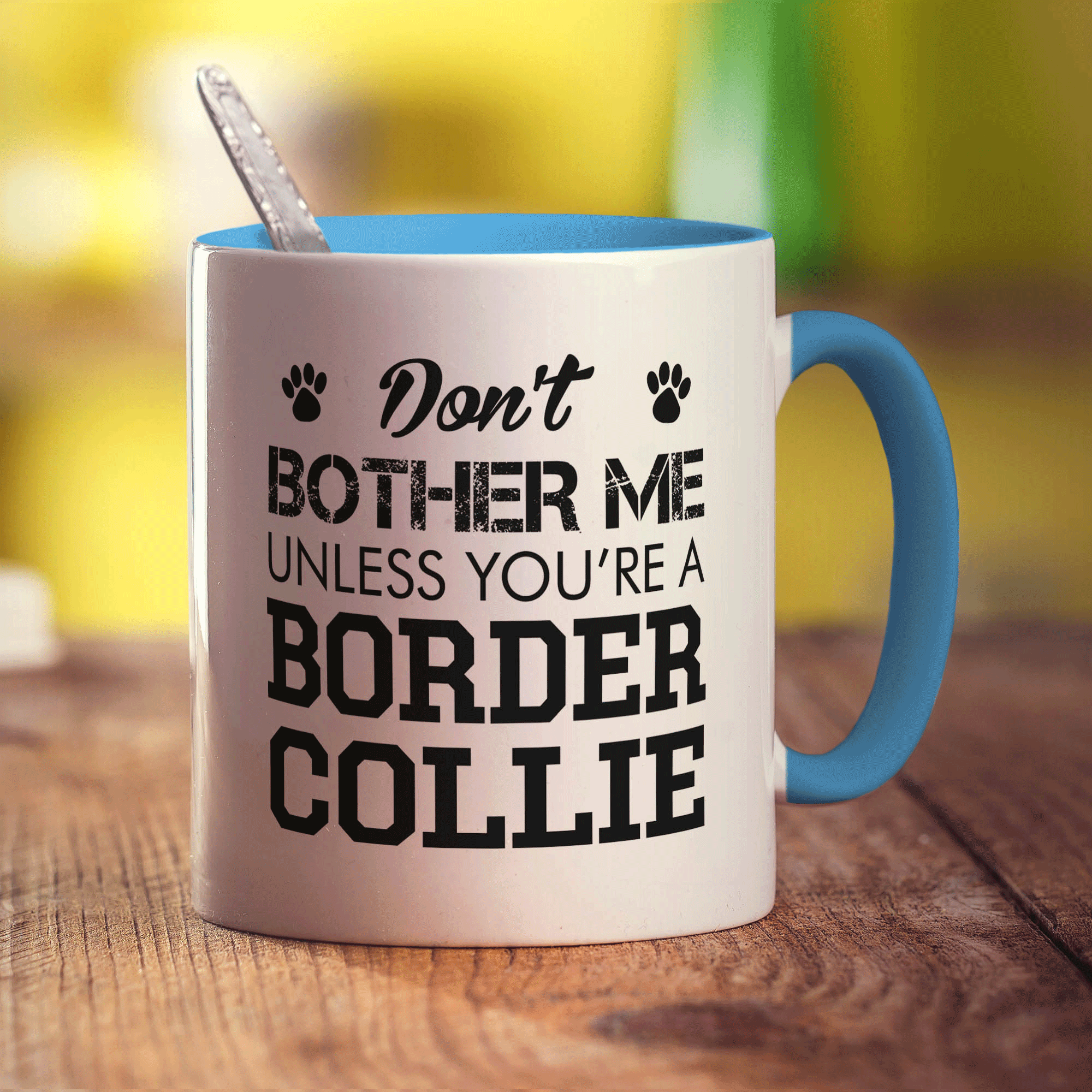 Don't Bother Me Unless You're a Border Collie Mug - Standard 330ml (11oz) / Blue