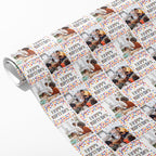Dotty Birthday Photo Wrapping Paper