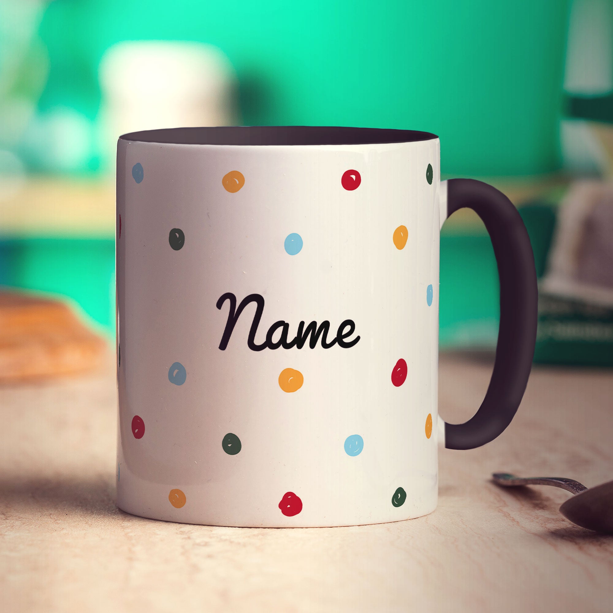Dotty Name Mug