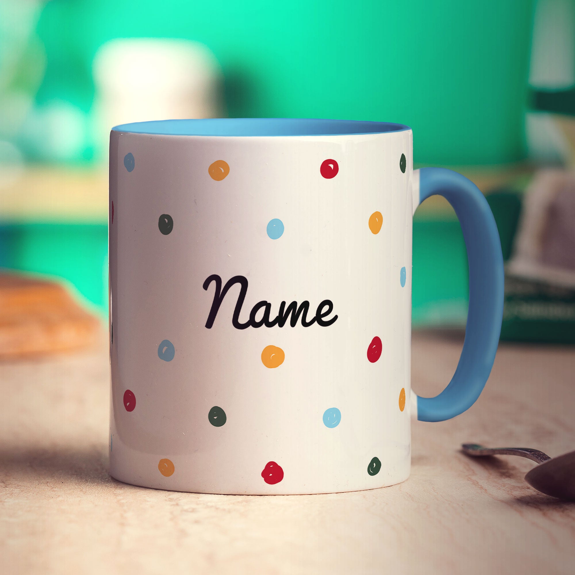 Dotty Name Mug