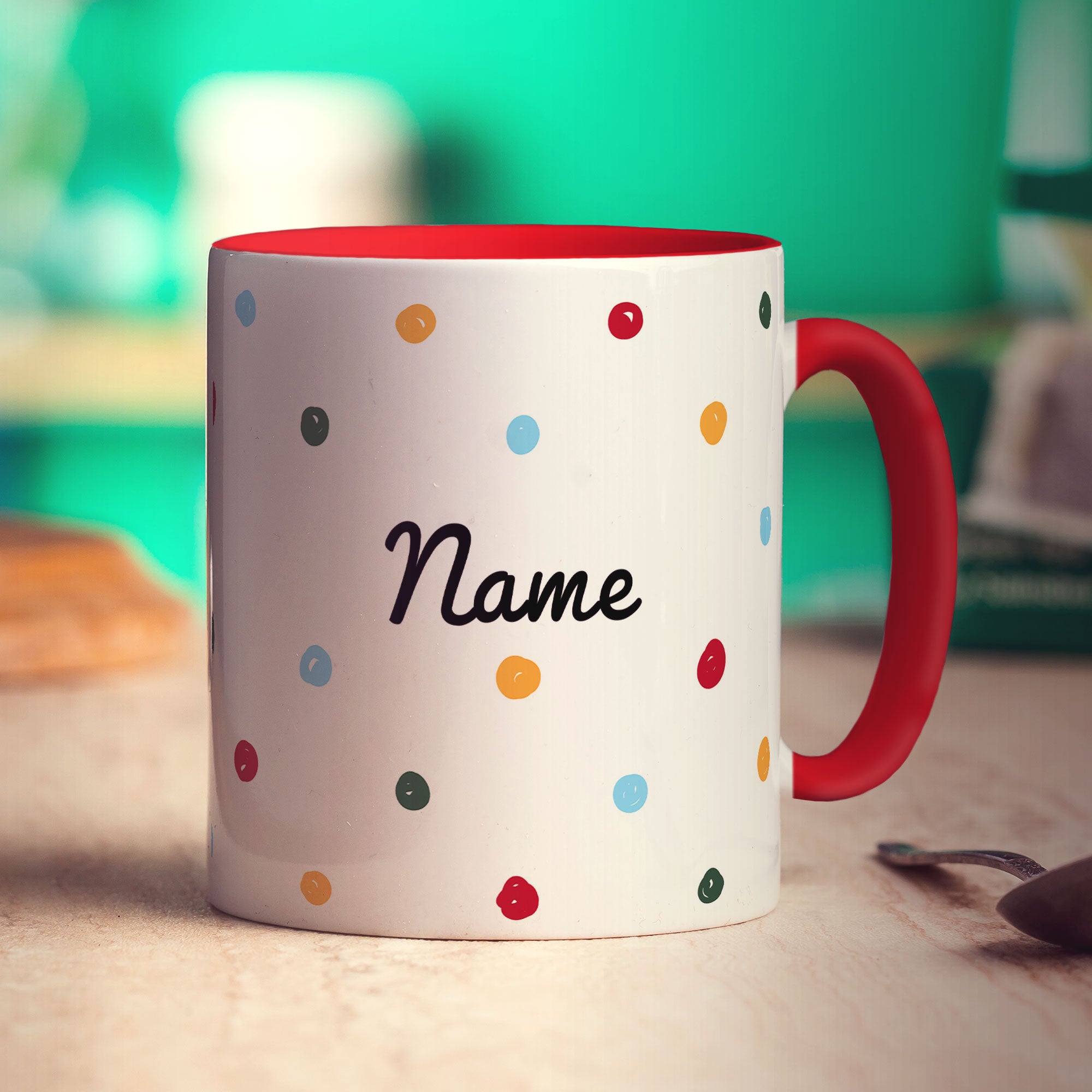 Dotty Name Mug