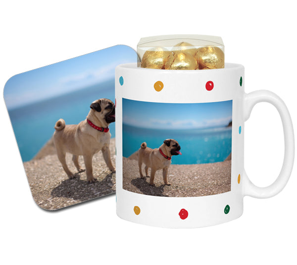 Dotty Photo Mug