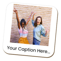 Photo and Caption Coaster