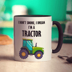 I Don't Snore, I Dream I'm a Tractor Mug - Standard 330ml (11oz) / Black