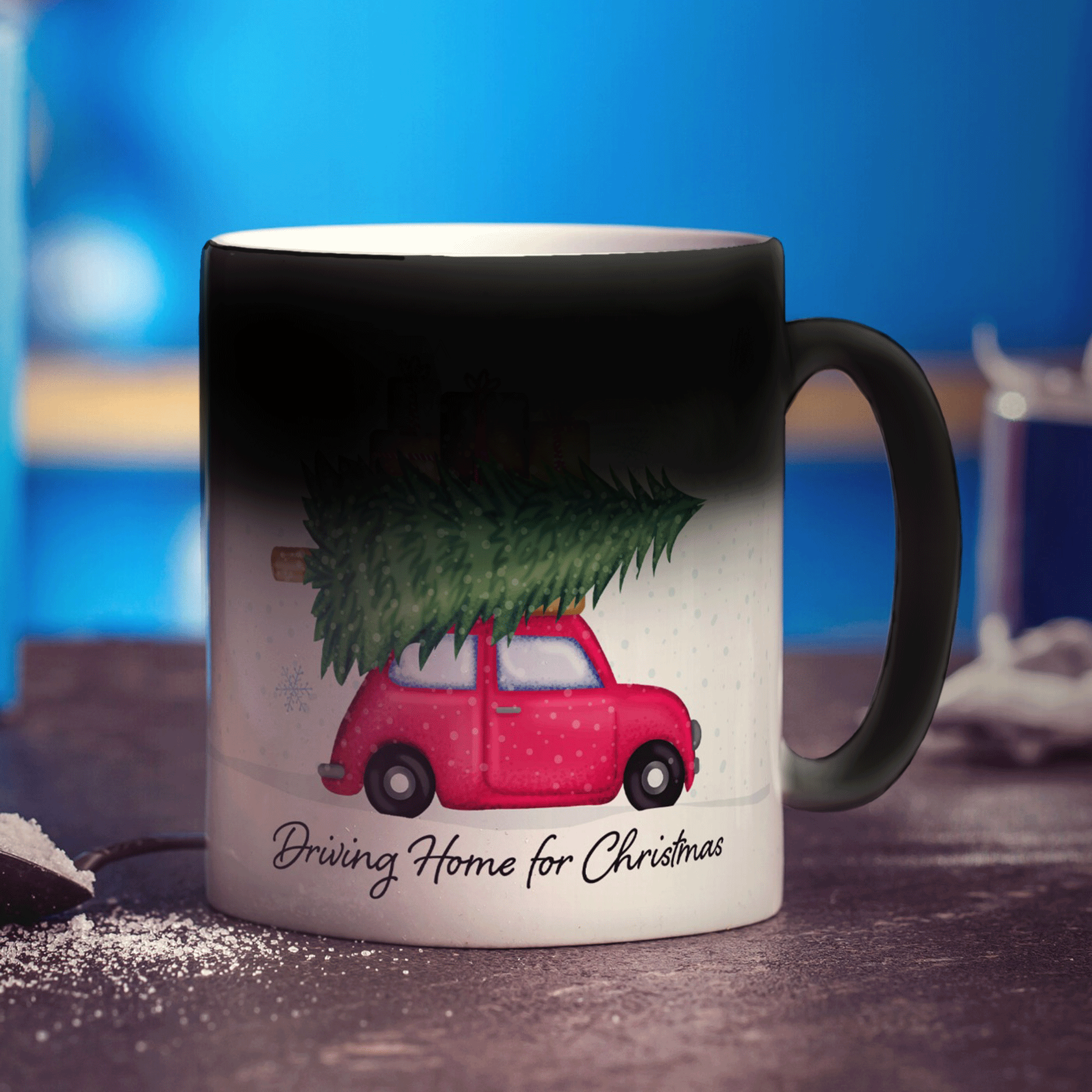 Driving Home for Christmas Mug