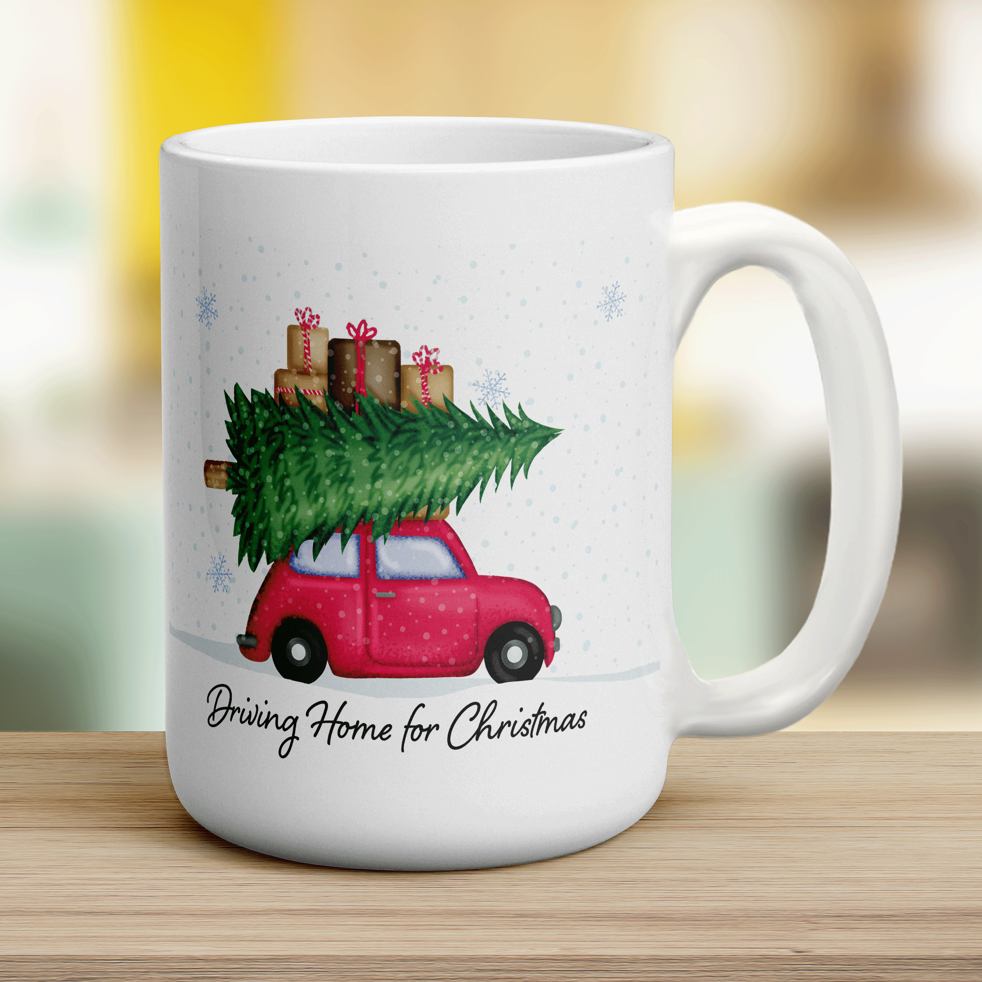 Driving Home for Christmas Mug