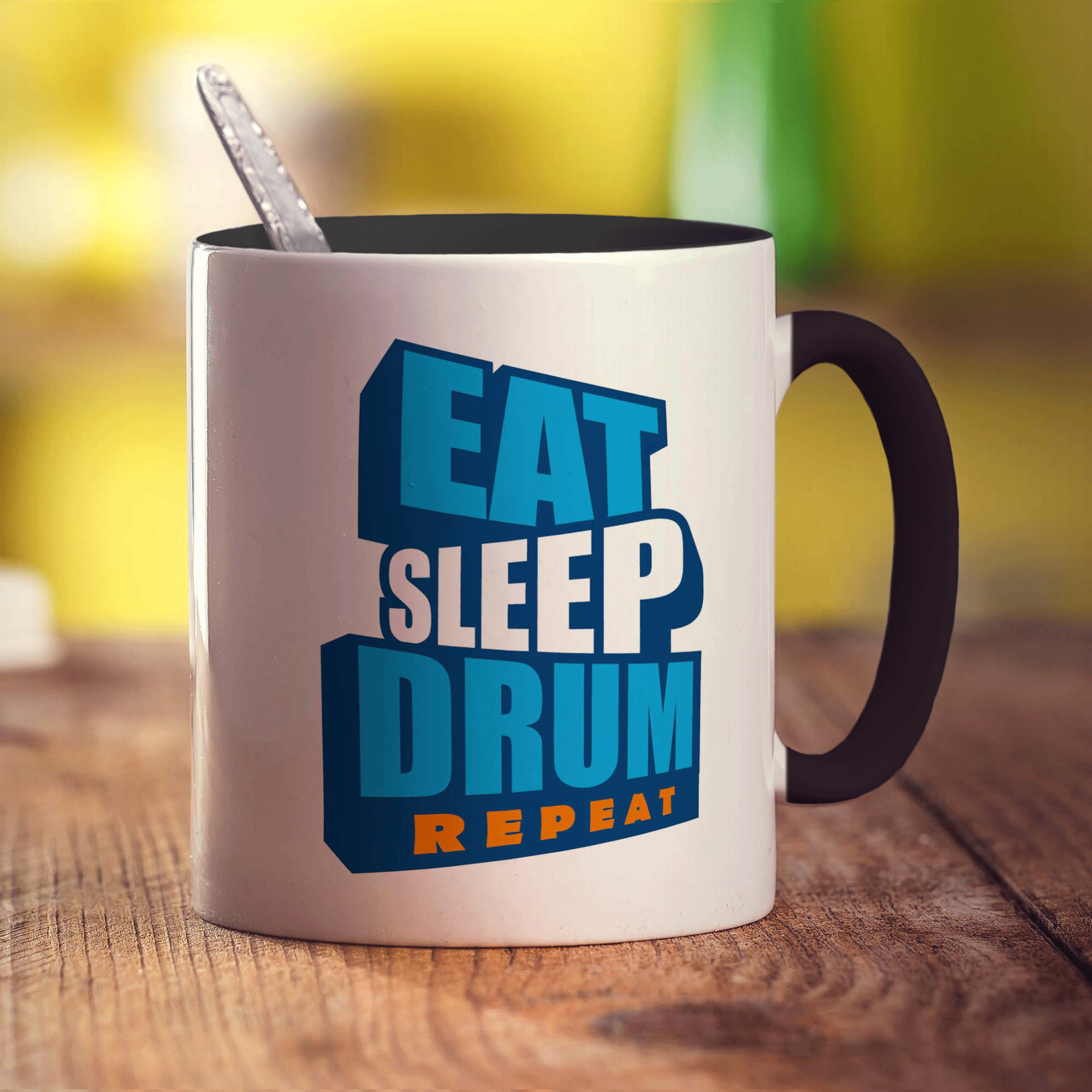 Eat, Sleep, Drum, Repeat Mug