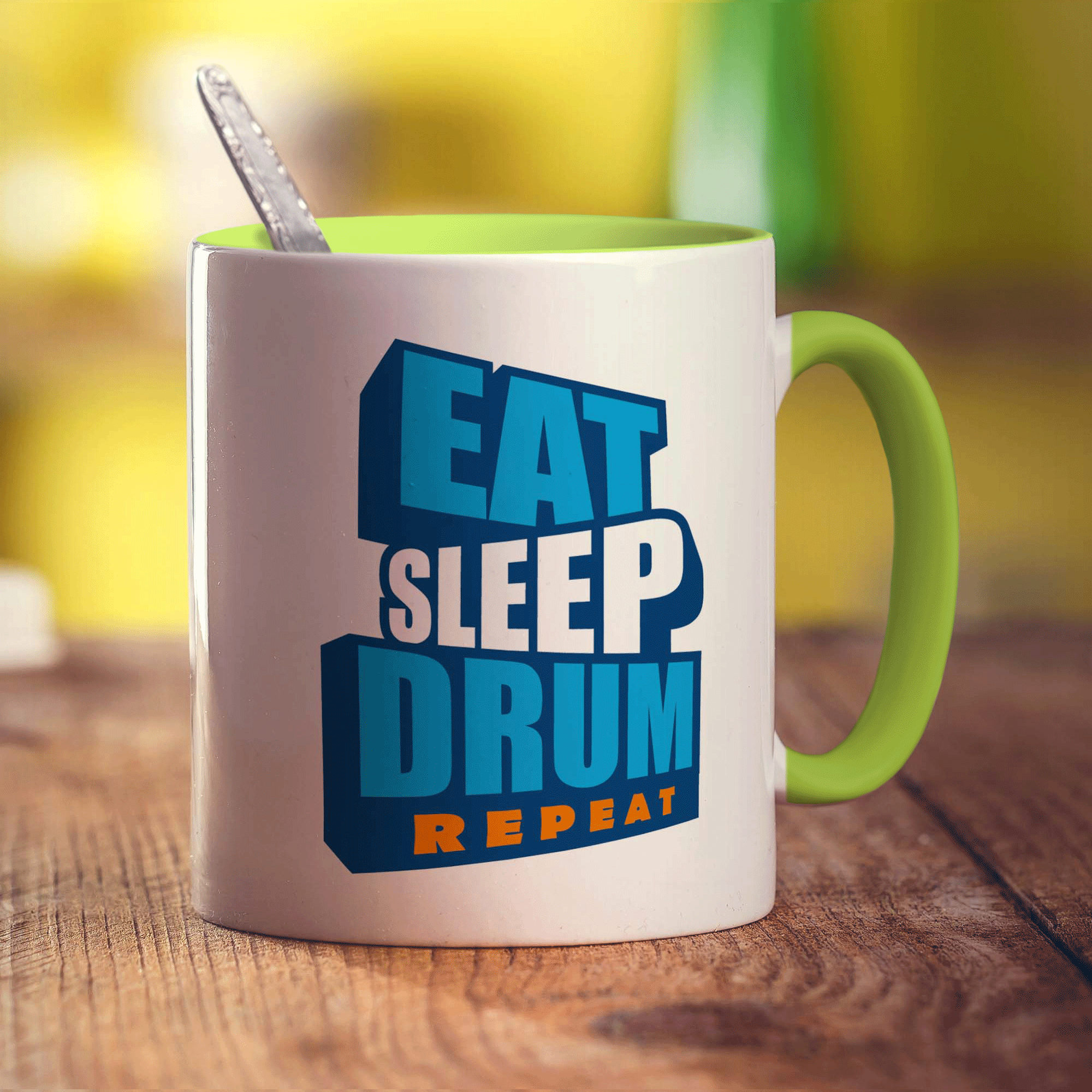 Eat, Sleep, Drum, Repeat Mug