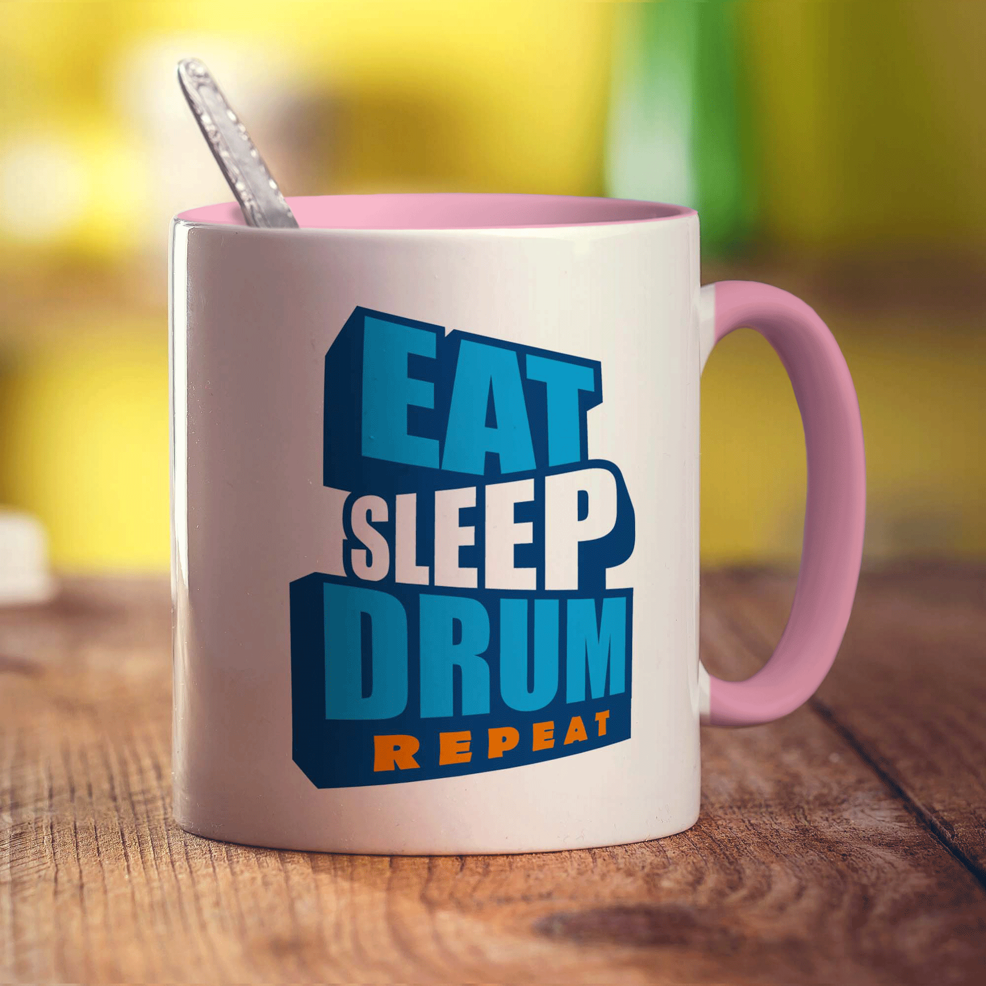 Eat, Sleep, Drum, Repeat Mug