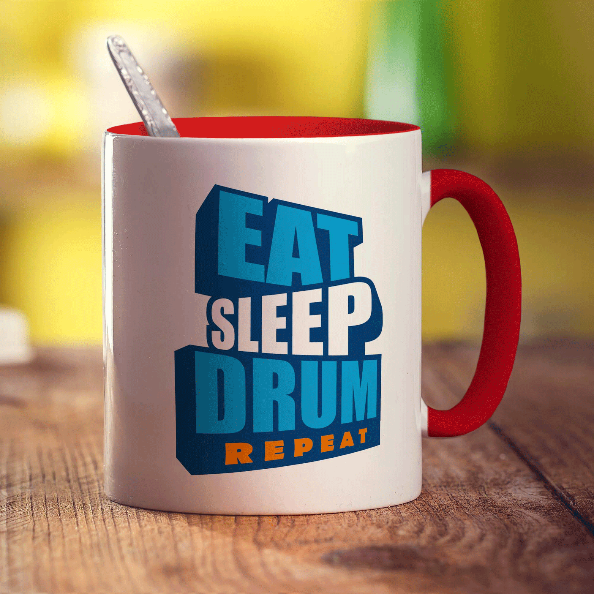Eat, Sleep, Drum, Repeat Mug