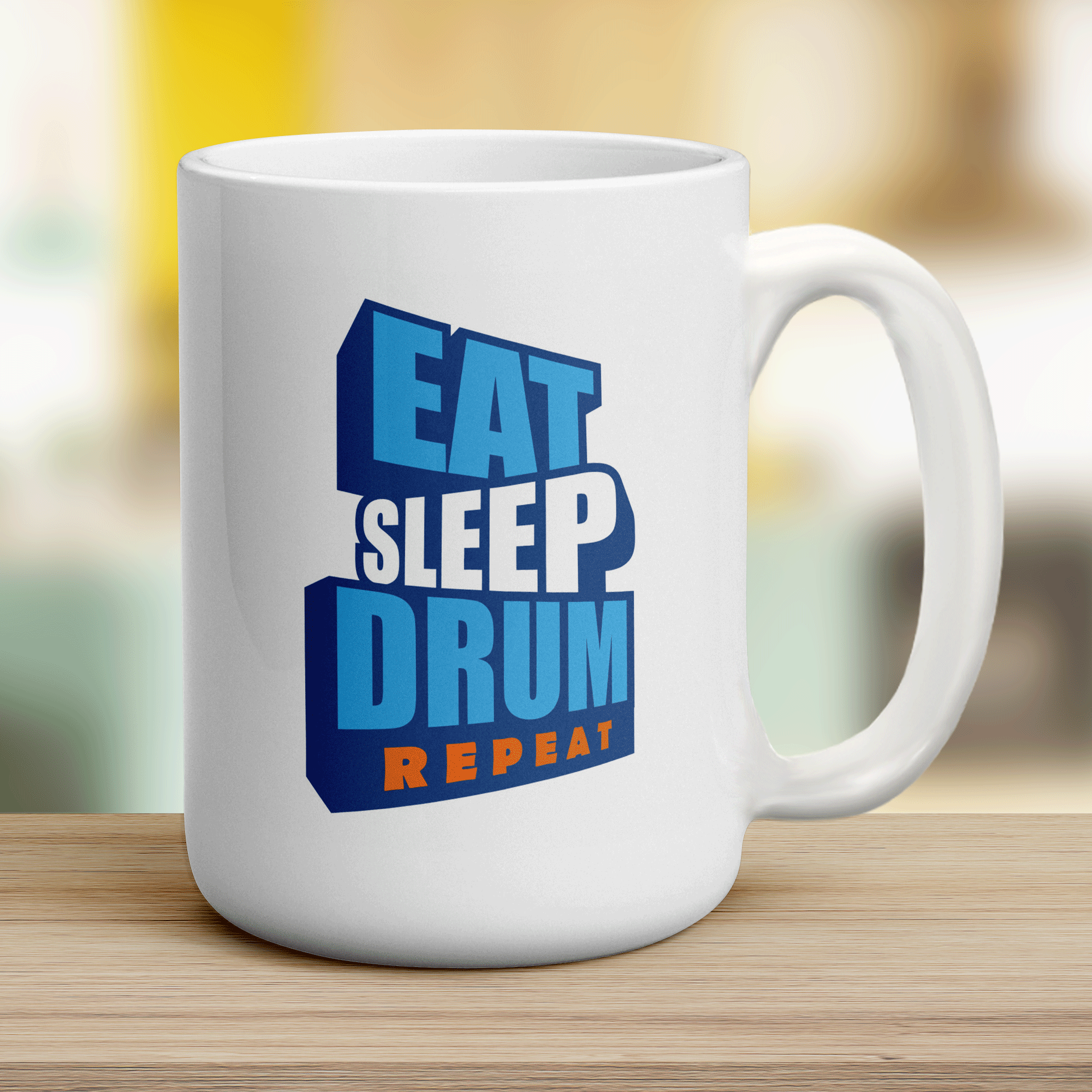 Eat, Sleep, Drum, Repeat Mug