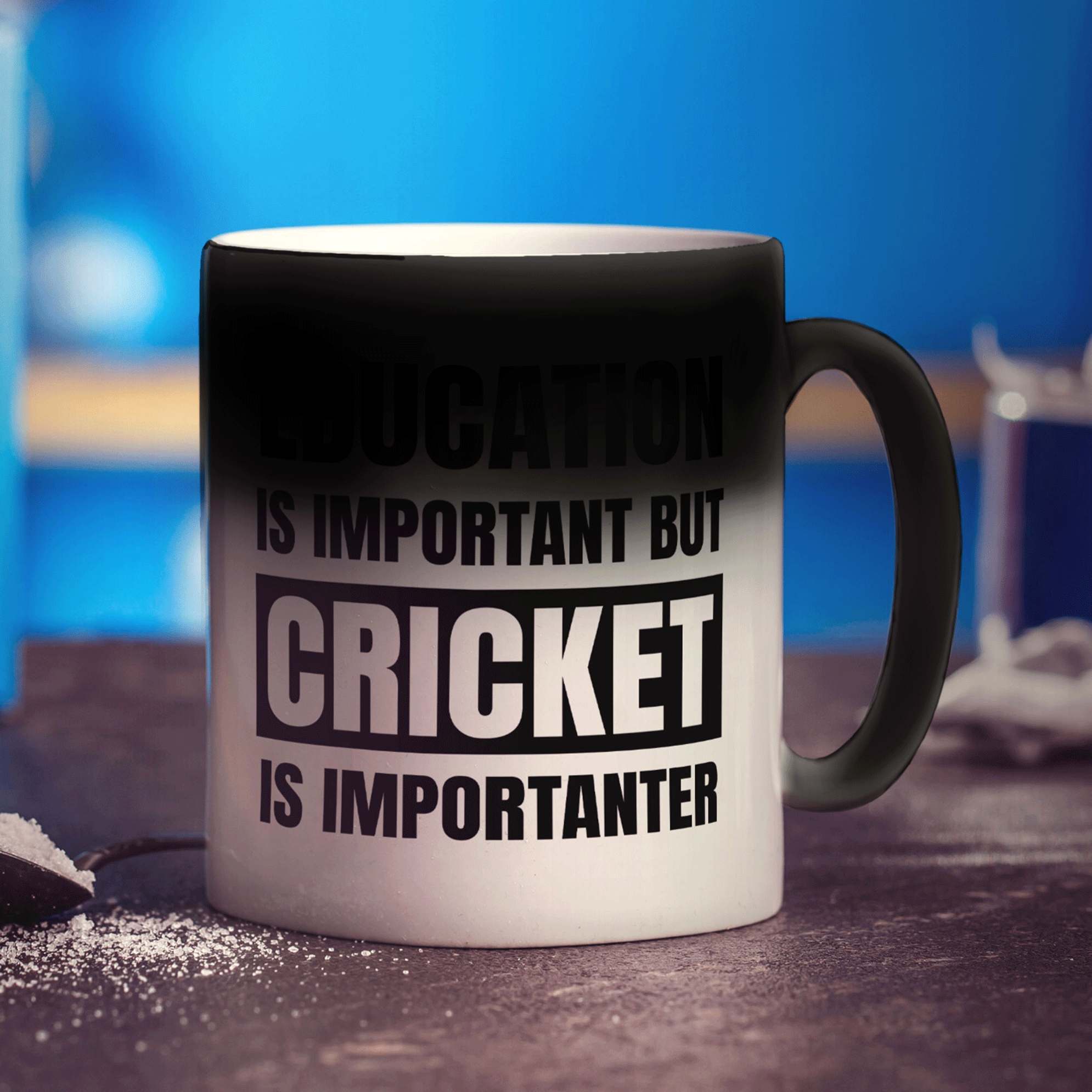 Education is Important but Cricket is Importanter Mug