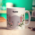 Personalised Elephant Mug - Standard 330ml (11oz) / White