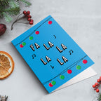 Fa La La La La Christmas Card