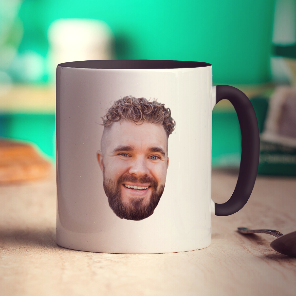 Face Cut Out Mug