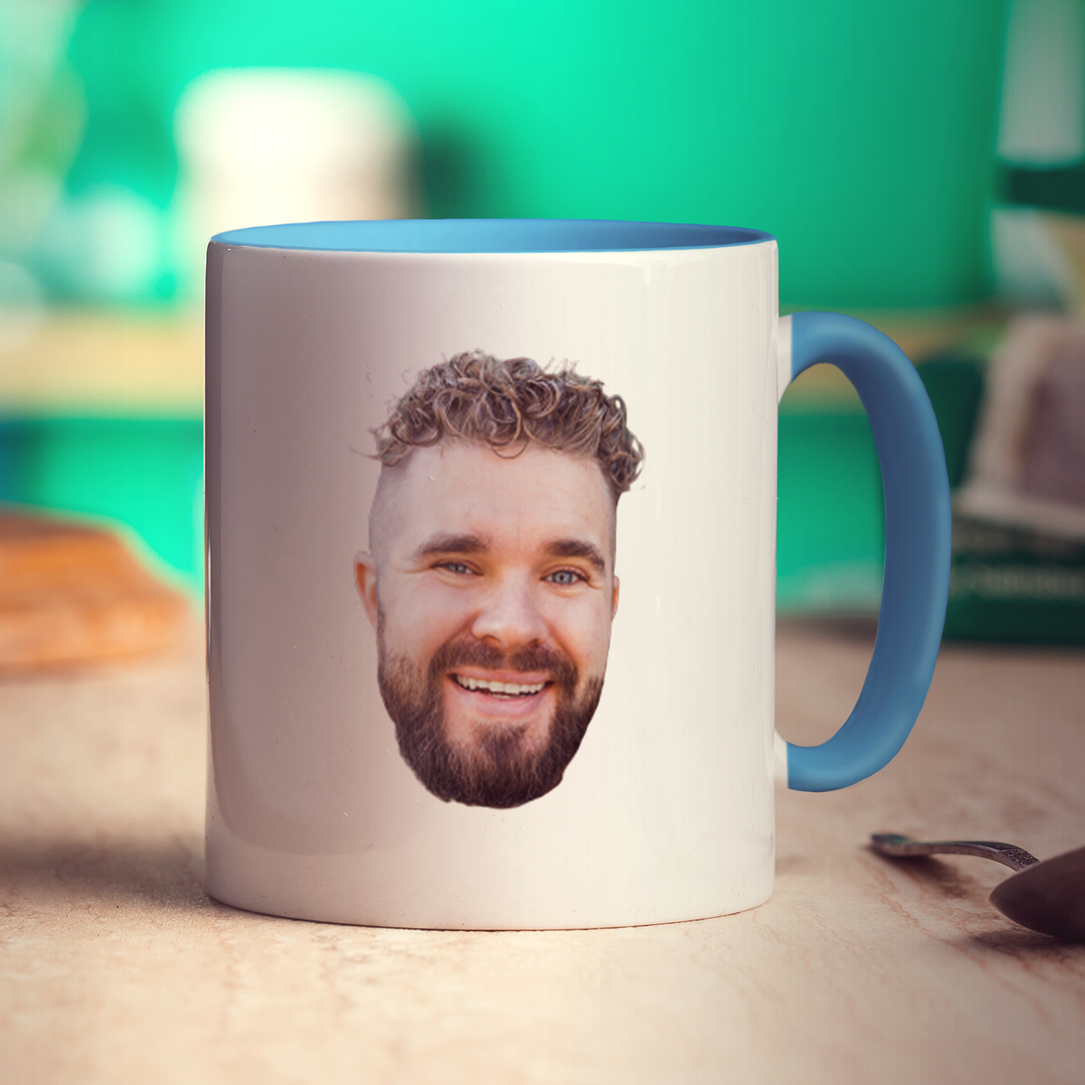Face Cut Out Mug