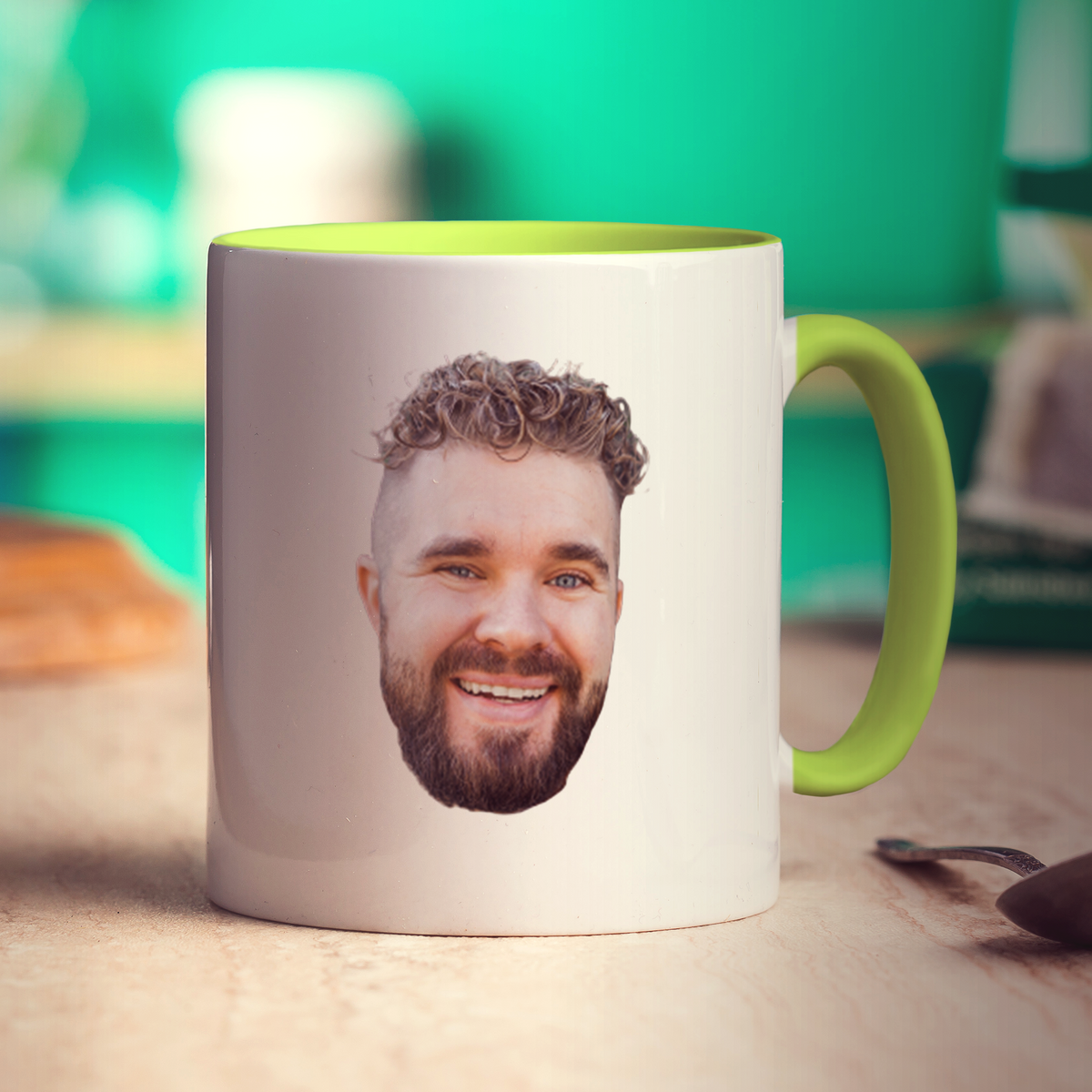 Face Cut Out Mug