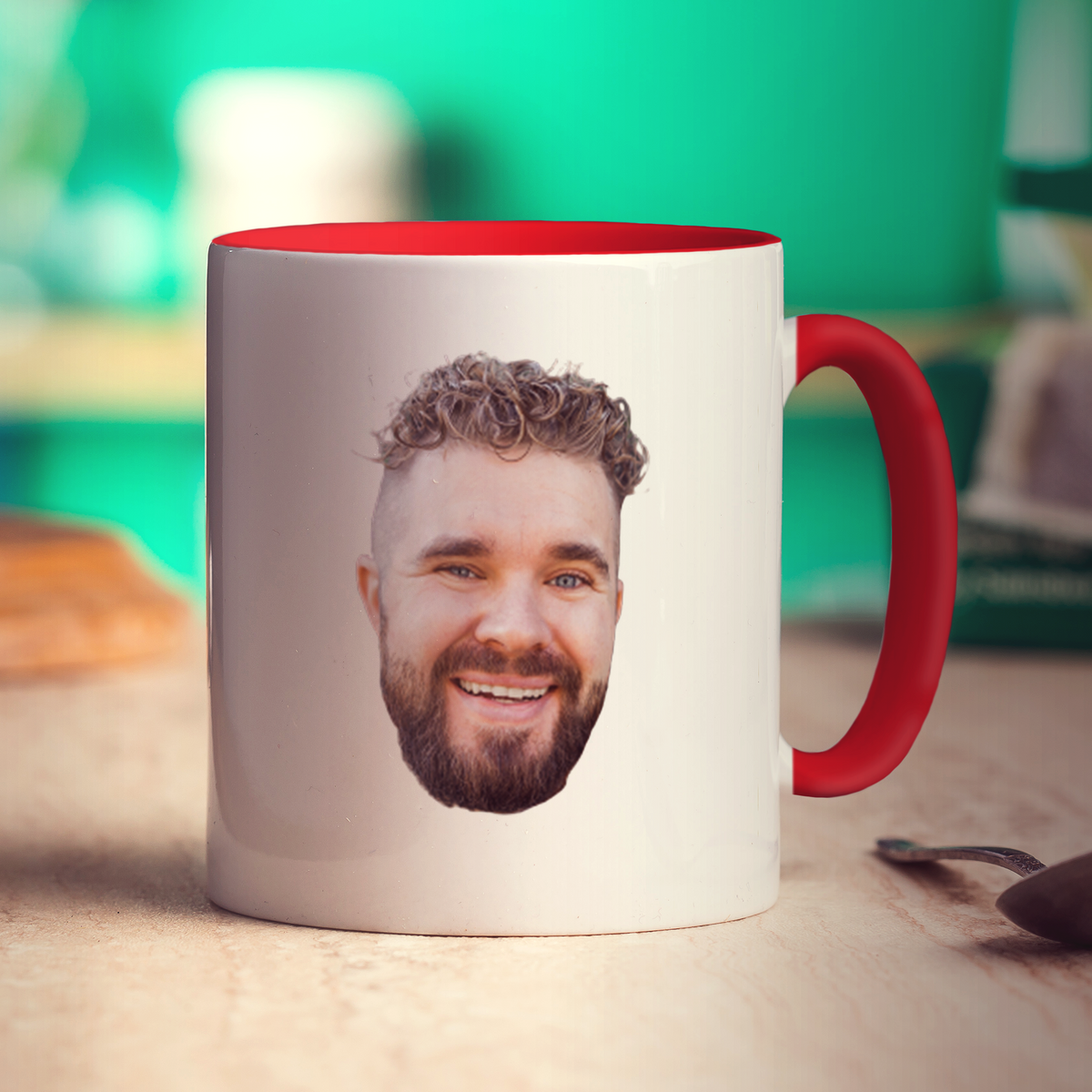 Face Cut Out Mug