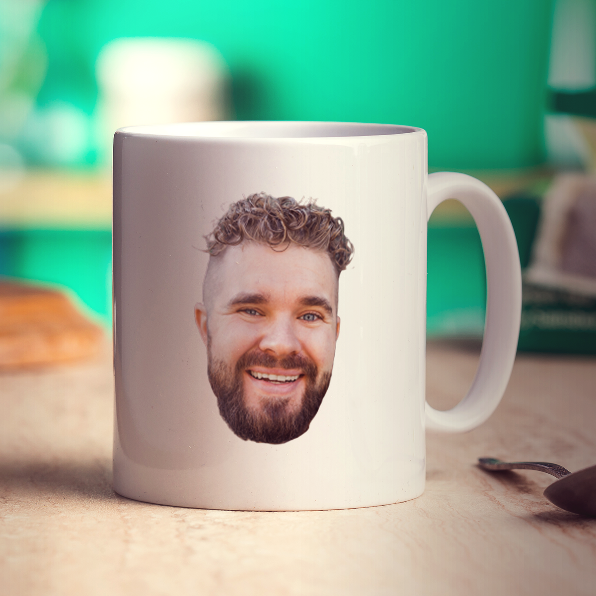 Face Cut Out Mug