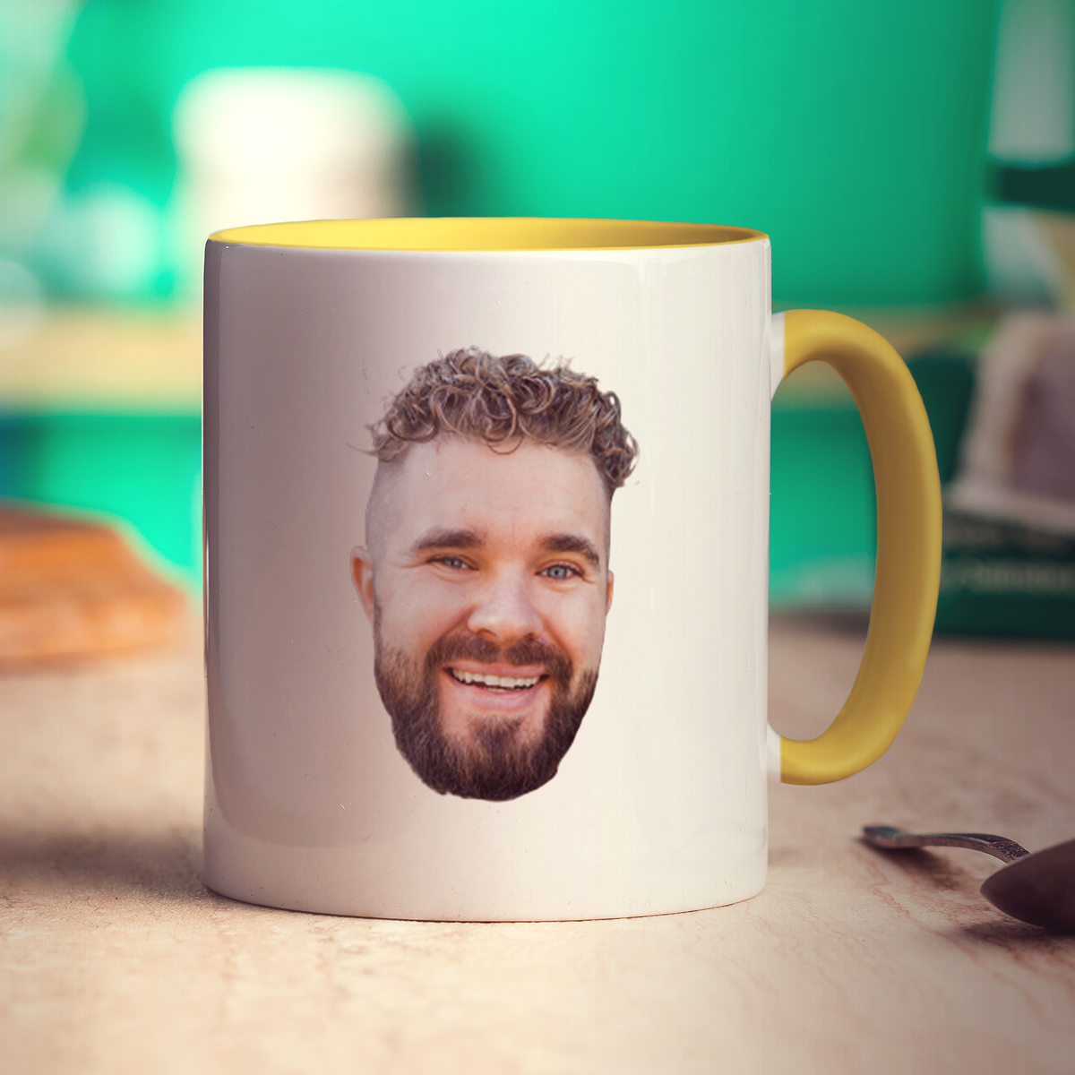 Face Cut Out Mug