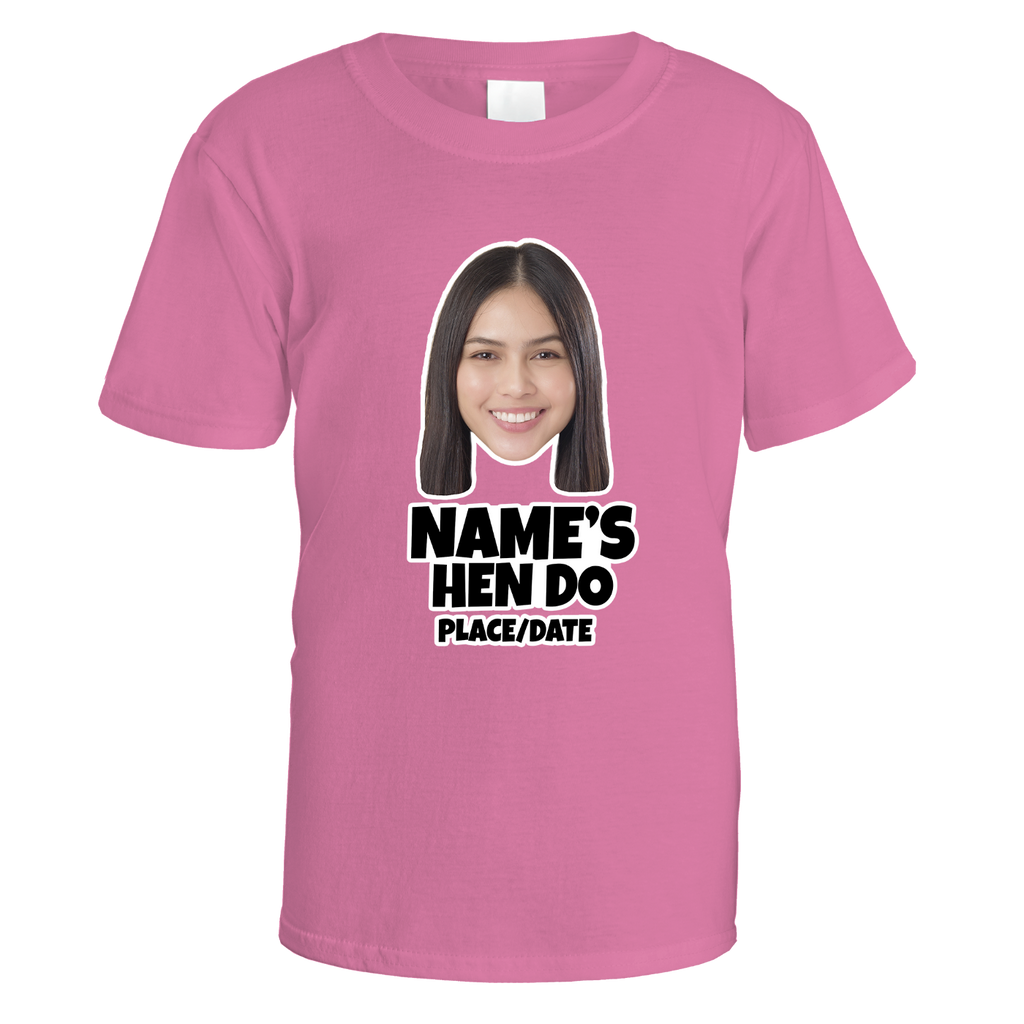 Face Cut-out Hen Do T-Shirt