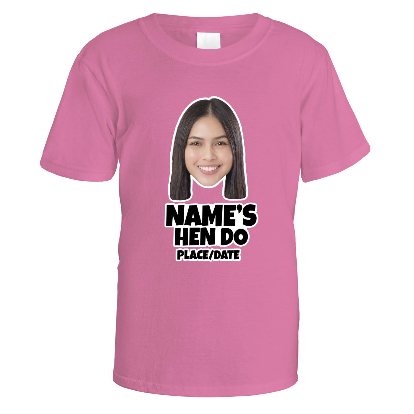 Face Cut-out Hen Do T-Shirt