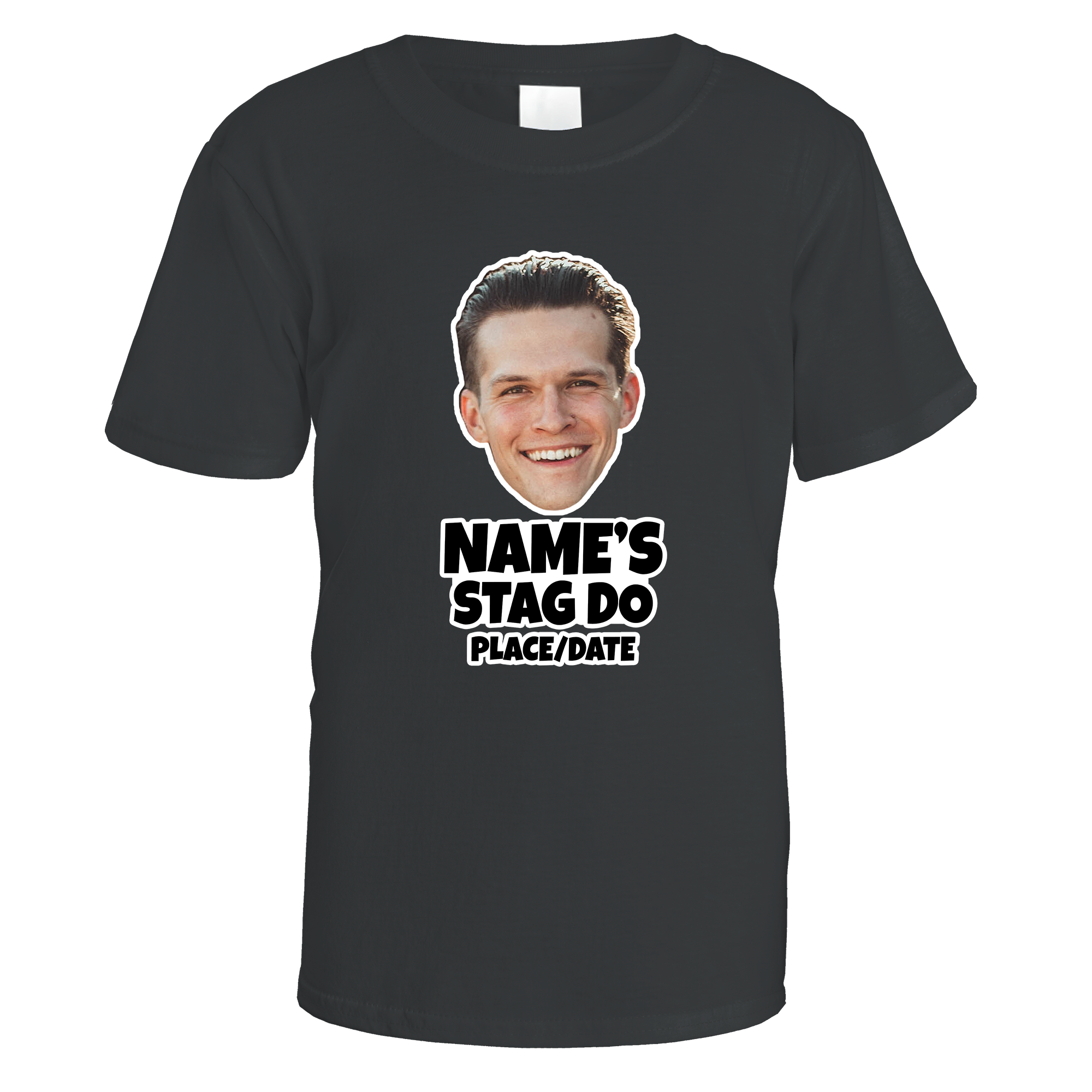 Face Cut-Out Stag Do T-Shirt