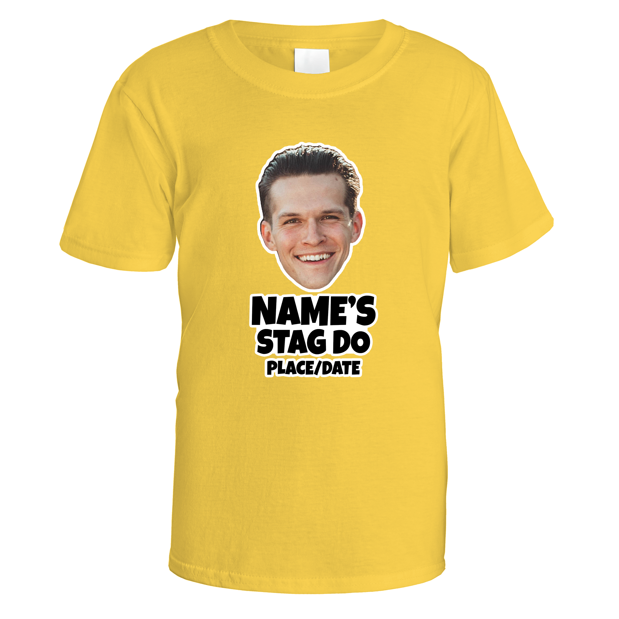 Face Cut-Out Stag Do T-Shirt