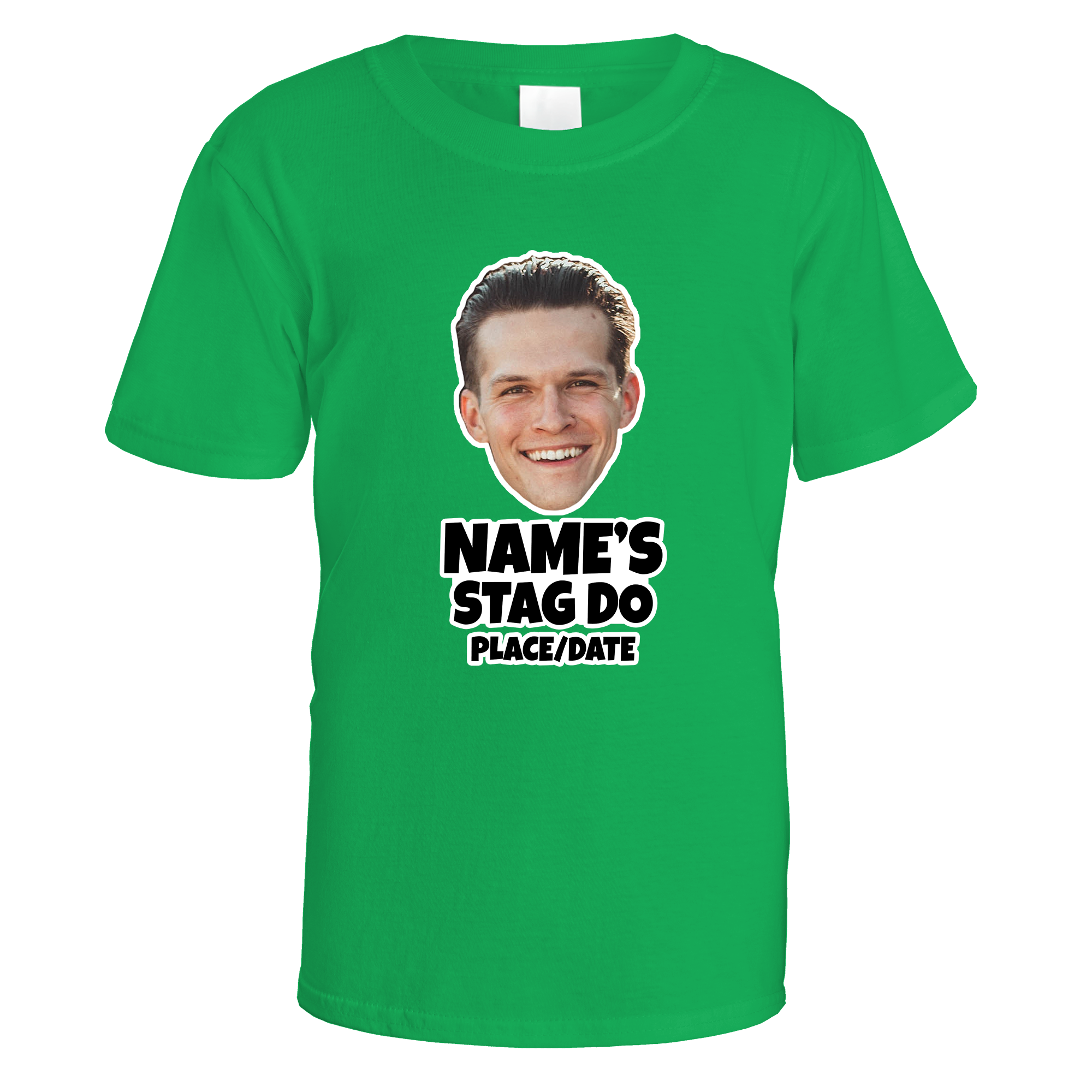 Face Cut-Out Stag Do T-Shirt