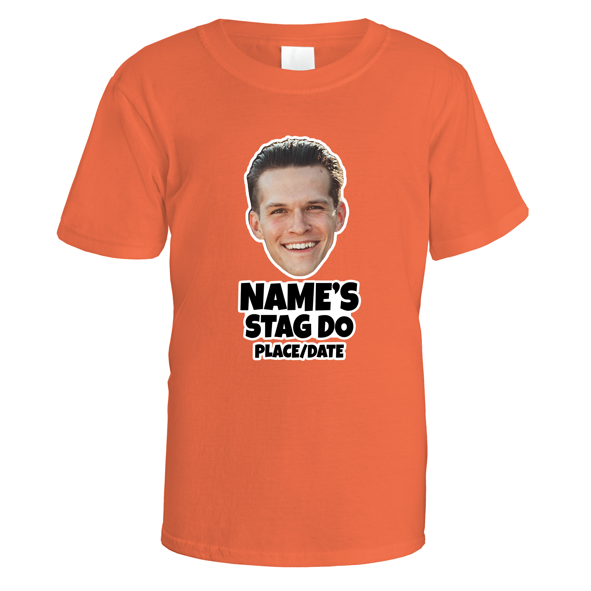 Face Cut-Out Stag Do T-Shirt
