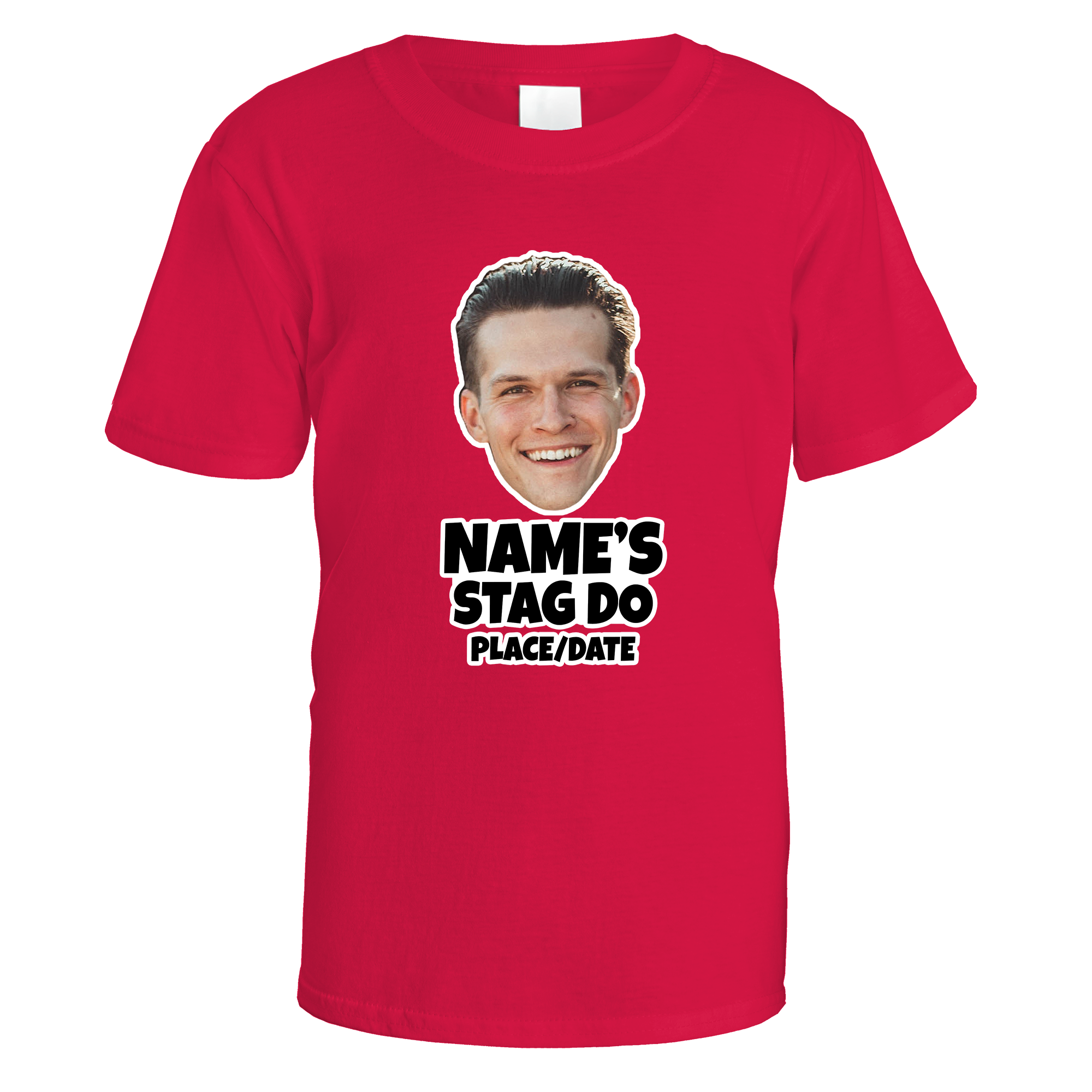 Face Cut-Out Stag Do T-Shirt
