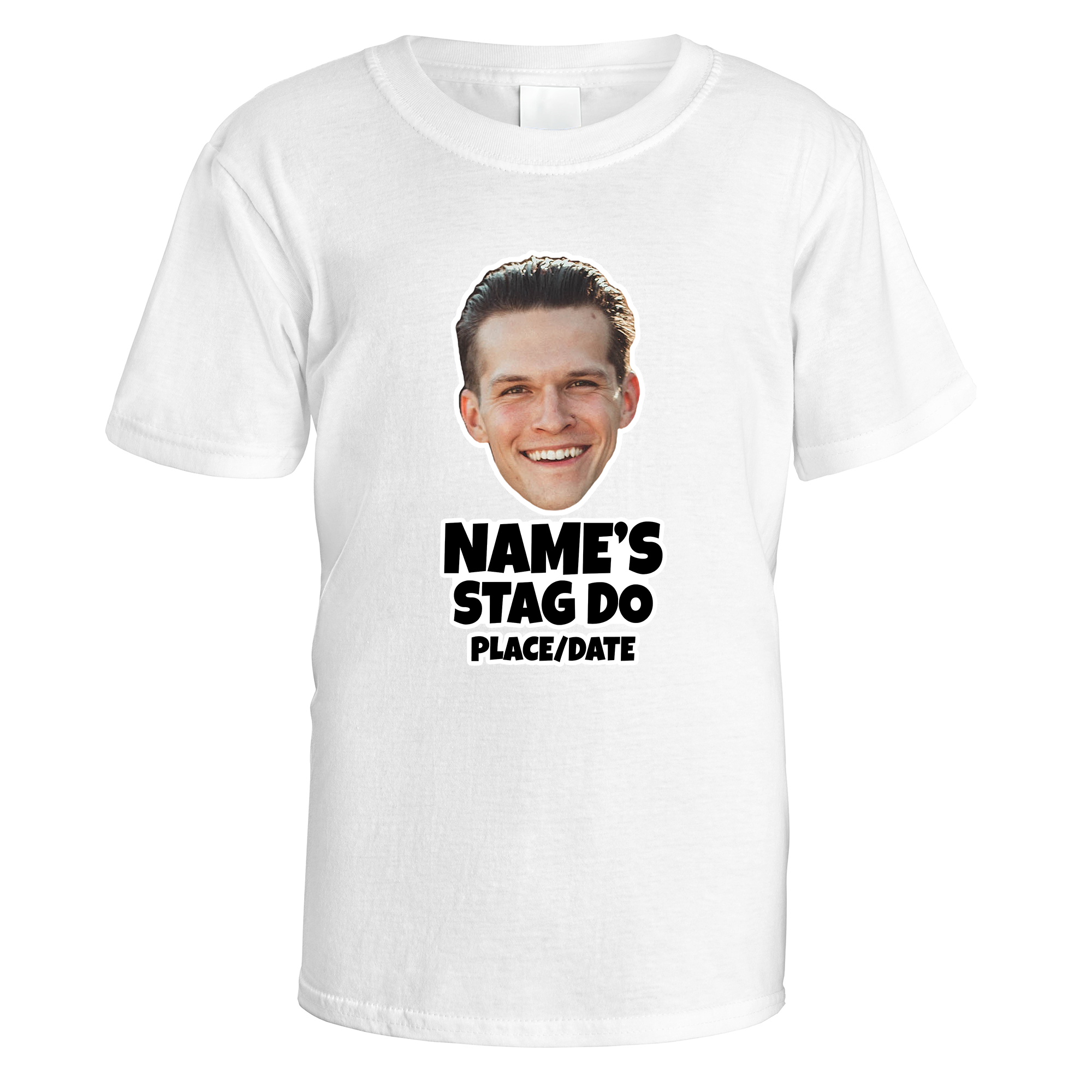 Face Cut-Out Stag Do T-Shirt