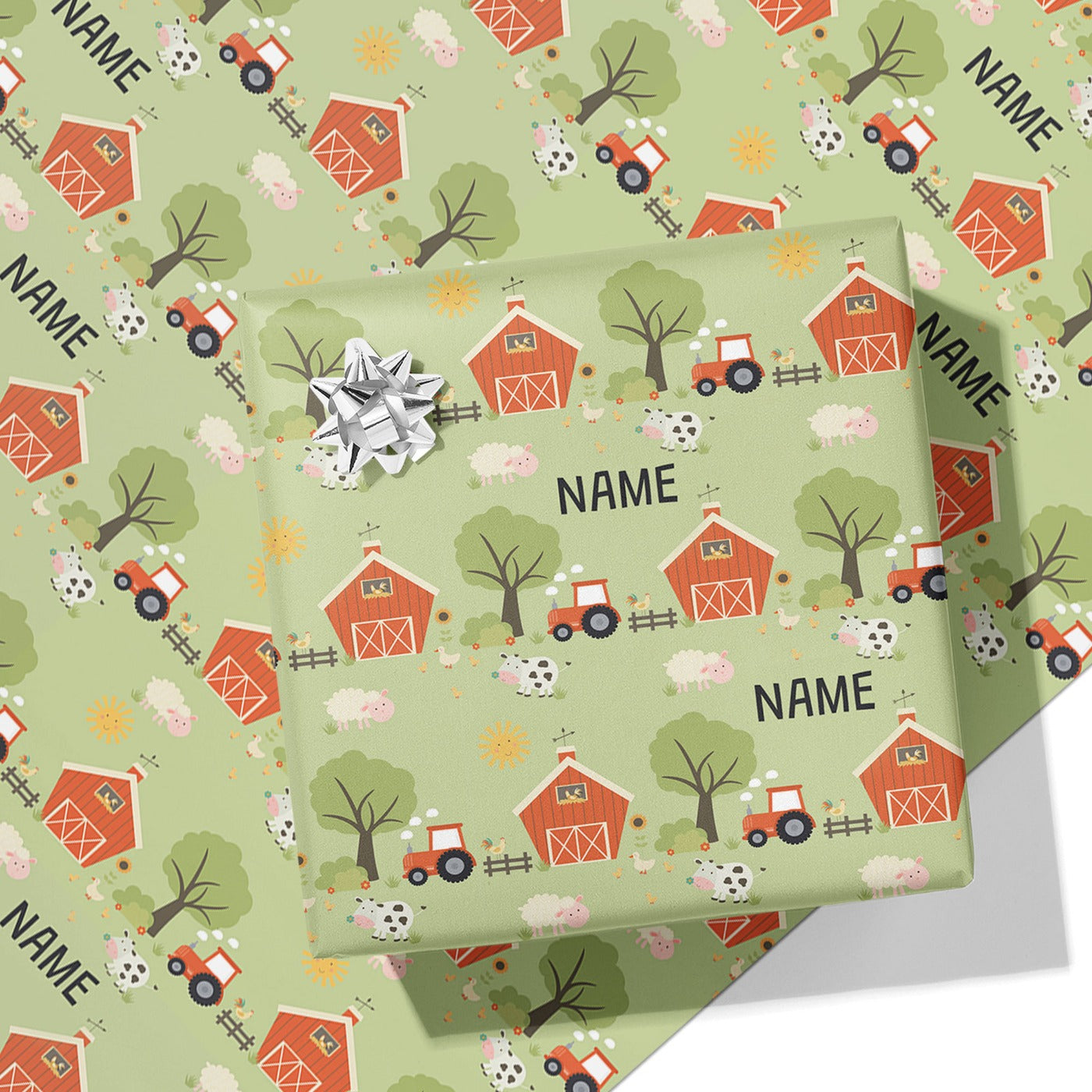 Farm Name Wrapping Paper
