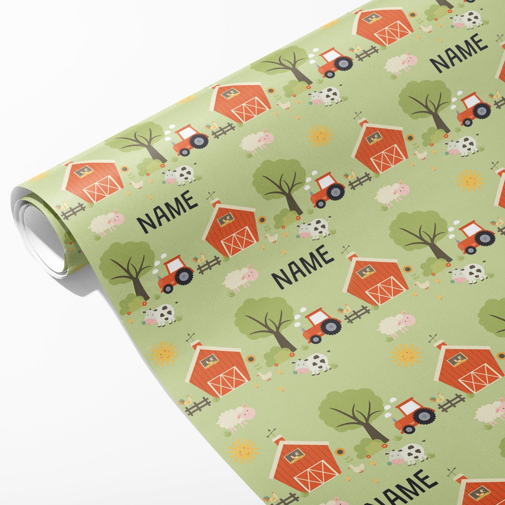 Farm Name Wrapping Paper