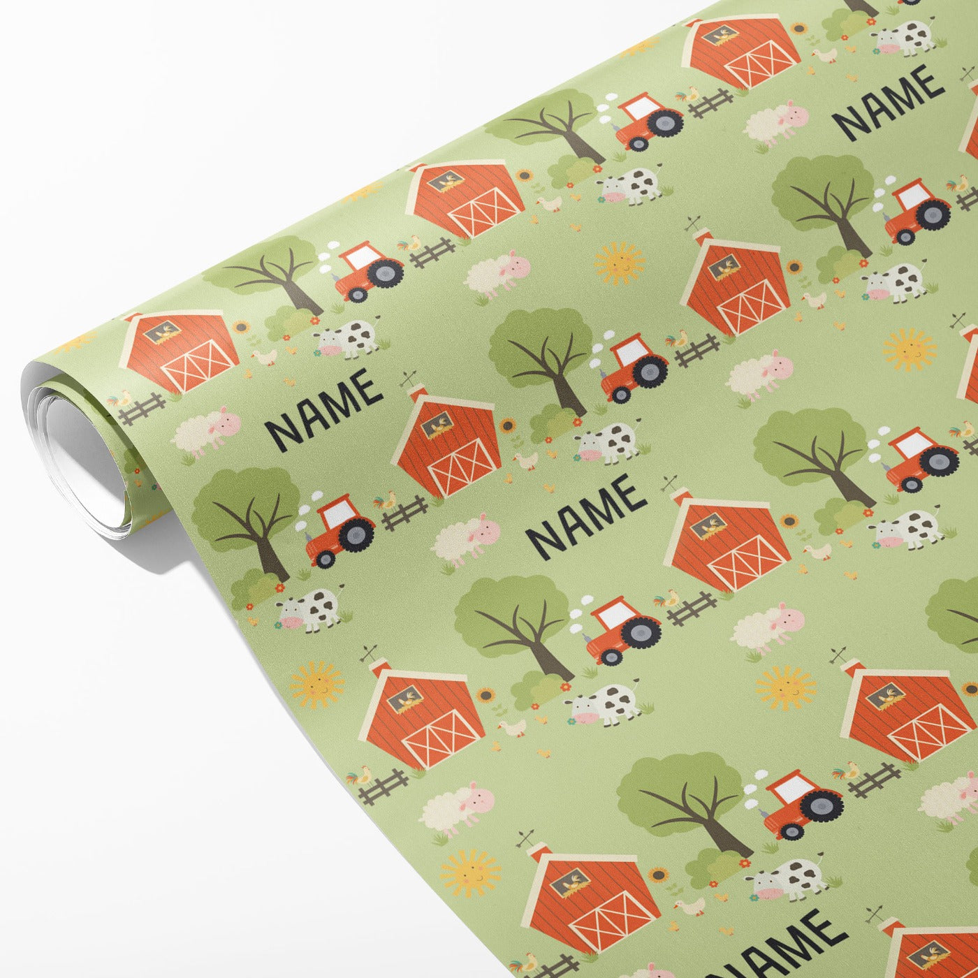 Farm Name Wrapping Paper