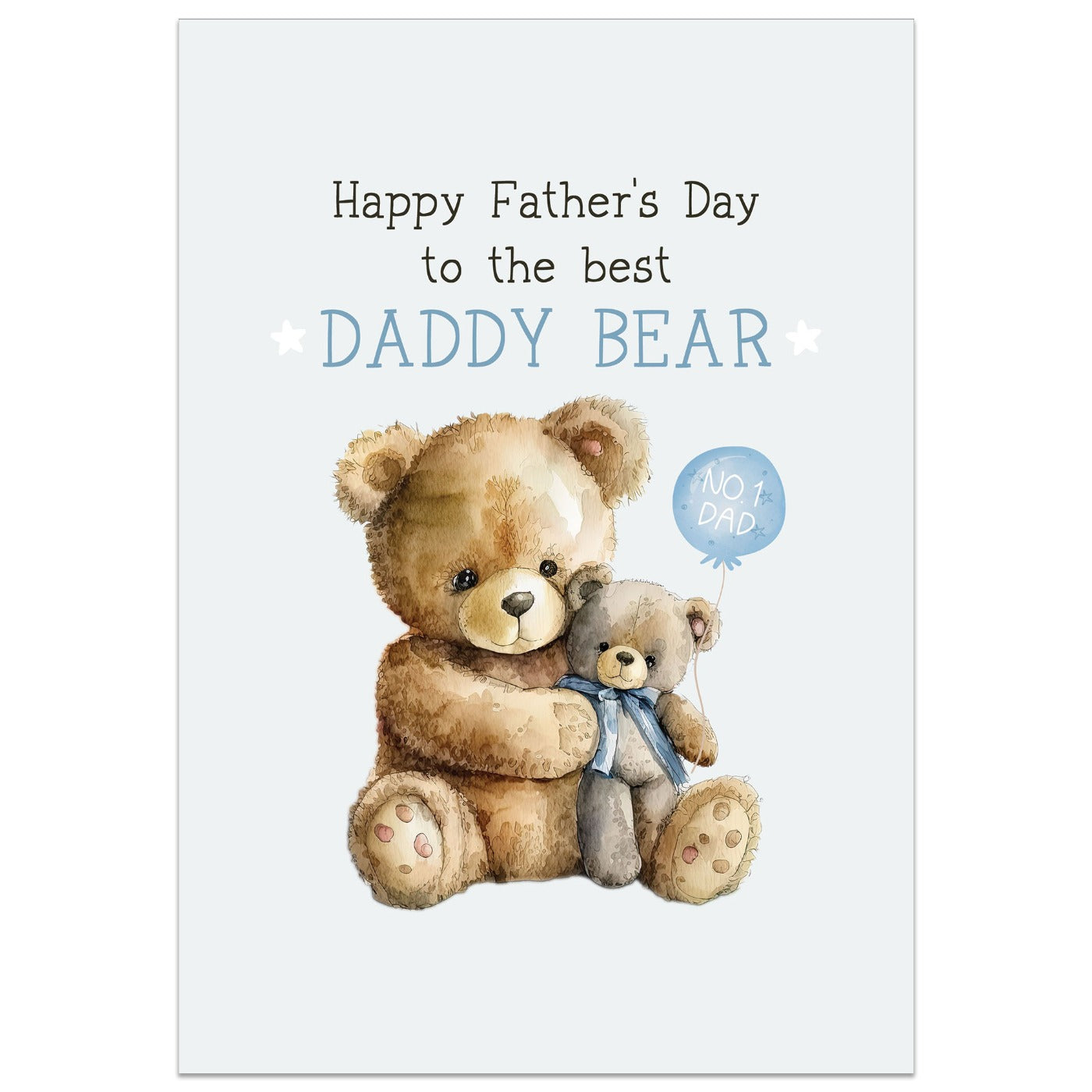 Daddy Bear Father's Day Card