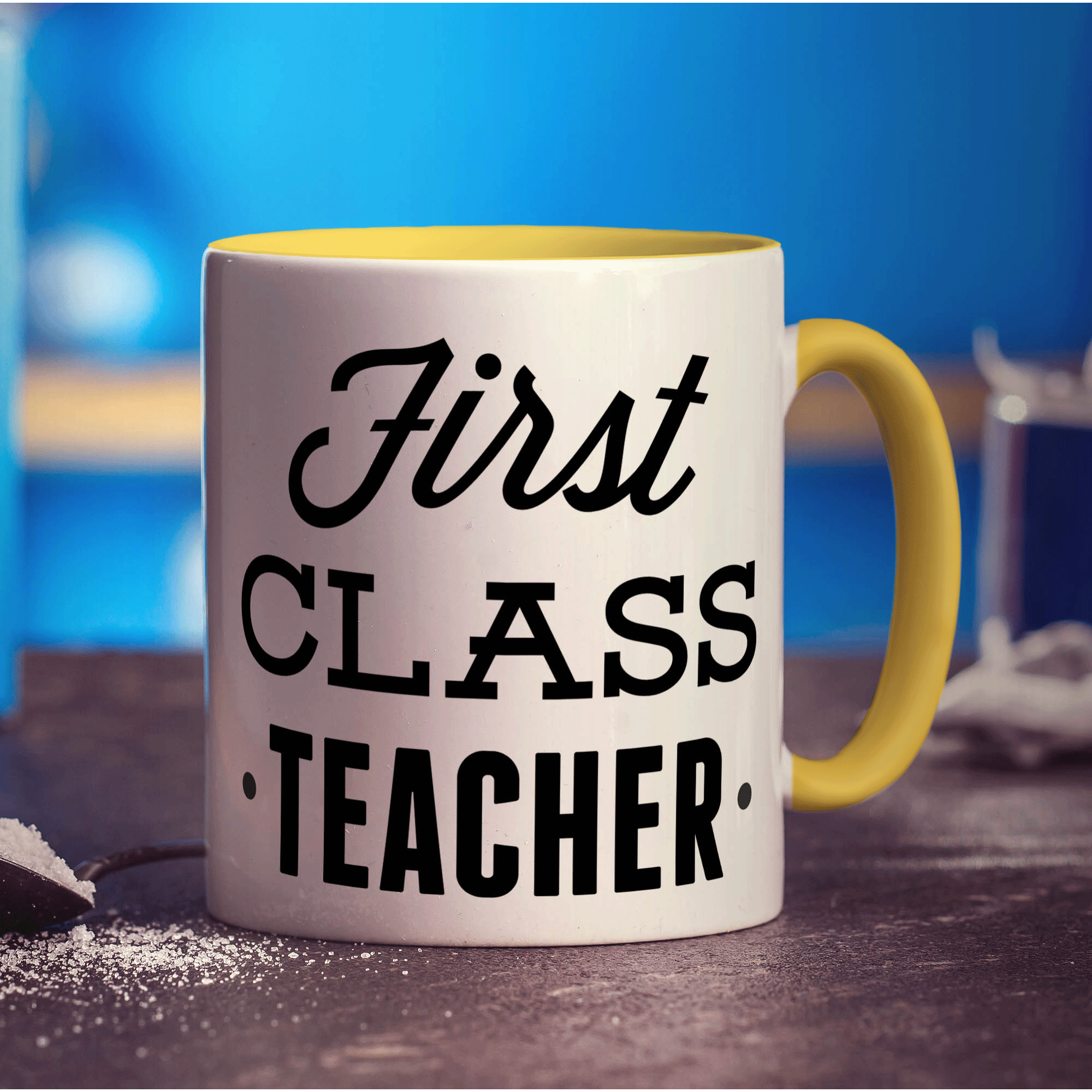 First Class Teacher Mug