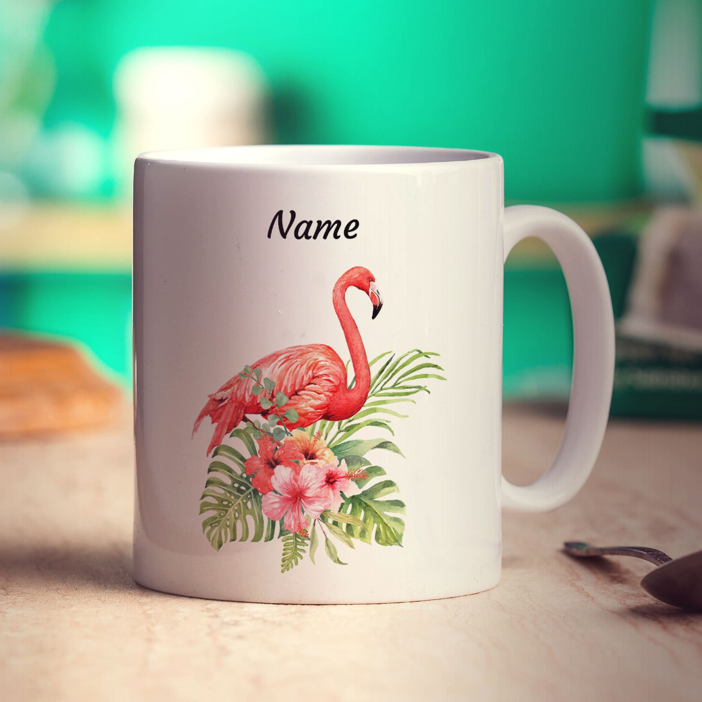 Personalised Flamingo Mug