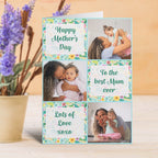 Floral Collage Photo Happy Mother's Day Card