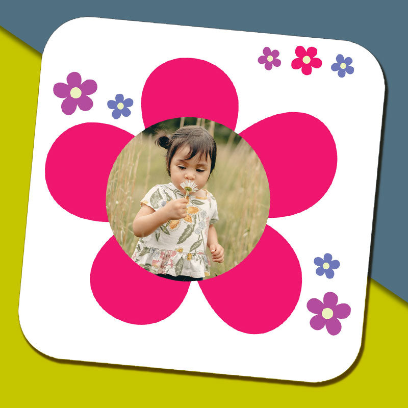 Flower Mummy Photo Coaster